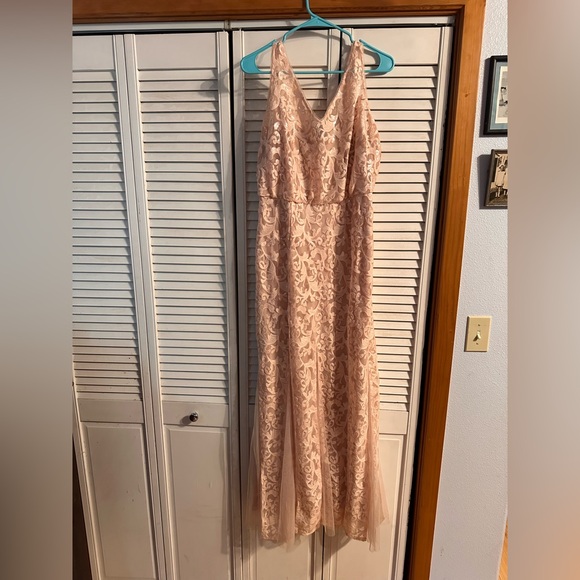 Adrianna Papell Dresses & Skirts - COPY - Stunning blush pink sequin Adrianna Papell gown